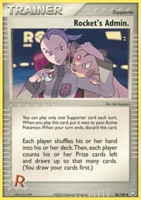 Rocket's Admin. - EX Team Rocket Returns - Pokemon card