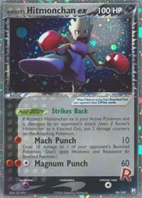 Rocket's Hitmonchan ex - EX Team Rocket Returns - Pokemon card