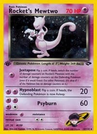 Rocket's Mewtwo - Gym Challenge - Pokemon card