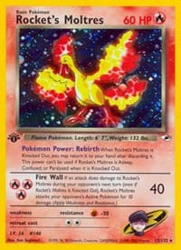 Rocket's Moltres - Gym Heroes - Pokemon card