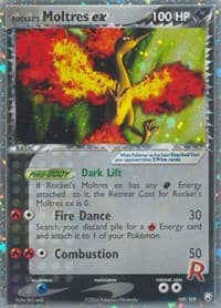 Rocket's Moltres ex - EX Team Rocket Returns - Pokemon card