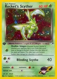 Rocket's Scyther - Gym Heroes - Pokemon card