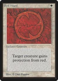 Red Ward - Beta Edition - Magic: The Gathering card