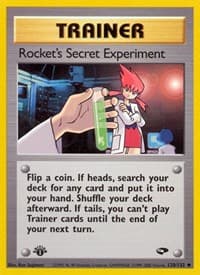 Rocket's Secret Experiment - Gym Challenge - Pokemon card
