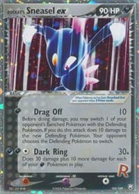 Rocket's Sneasel ex - EX Team Rocket Returns - Pokemon card