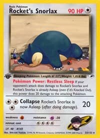 Rocket's Snorlax - Gym Heroes - Pokemon card