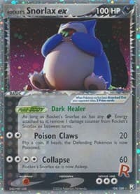 Rocket's Snorlax ex - EX Team Rocket Returns - Pokemon card