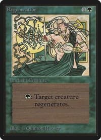 Regeneration - Beta Edition - Magic: The Gathering card