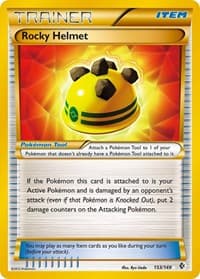 Rocky Helmet (Secret) - Boundaries Crossed - Pokemon card