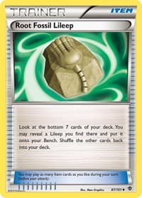 Root Fossil Lileep - Plasma Blast - Pokemon card