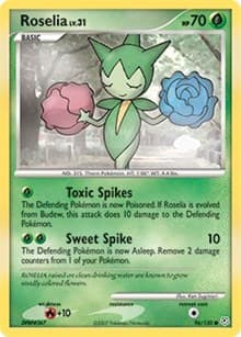 Roselia - Diamond and Pearl - Pokemon card