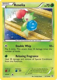 Roselia (12) - Dragons Exalted - Pokemon card