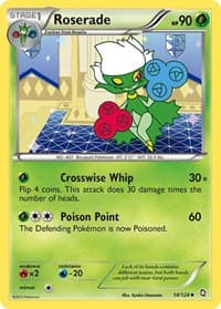 Roserade (14) - Dragons Exalted - Pokemon card