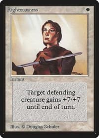 Righteousness - Beta Edition - Magic: The Gathering card