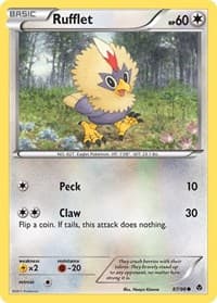 Rufflet (87) - Emerging Powers - Pokemon card