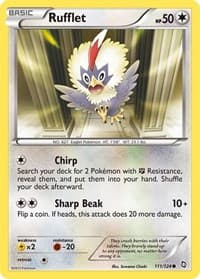 Rufflet - Dragons Exalted - Pokemon card