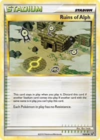 Ruins Of Alph - Undaunted - Pokemon card