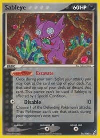 Sableye - EX Crystal Guardians - Pokemon card