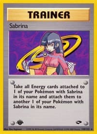 Sabrina (110) - Gym Challenge - Pokemon card