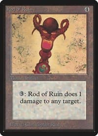 Rod of Ruin - Beta Edition - Magic: The Gathering card