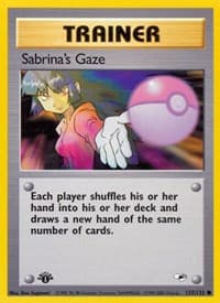 Sabrina's Gaze - Gym Heroes - Pokemon card