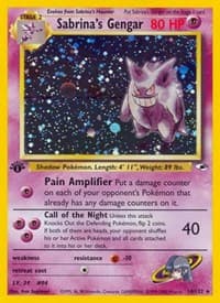 Sabrina's Gengar - Gym Heroes - Pokemon card
