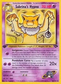 Sabrina's Hypno - Gym Challenge - Pokemon card