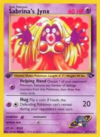 Sabrina's Jynx - Gym Challenge - Pokemon card