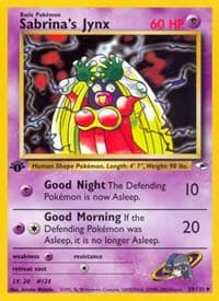 Sabrina's Jynx - Gym Heroes - Pokemon card