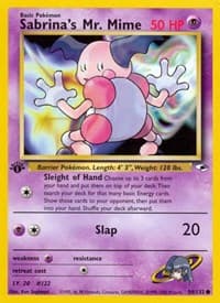 Sabrina's Mr. Mime - Gym Heroes - Pokemon card