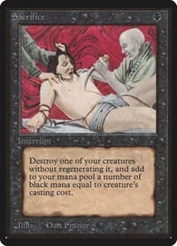 Sacrifice - Beta Edition - Magic: The Gathering card