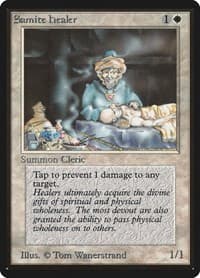 Samite Healer - Beta Edition - Magic: The Gathering card