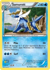 Samurott (31) - Black and White - Pokemon card