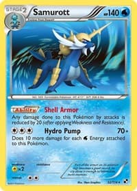Samurott (32) - Black and White - Pokemon card