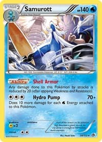 Samurott - Legendary Treasures - Pokemon card