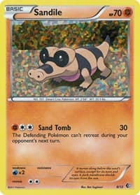 Sandile - McDonald's Promos 2011 - Pokemon card