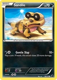 Sandile - Plasma Freeze - Pokemon card