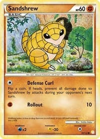 Sandshrew - HeartGold SoulSilver - Pokemon card