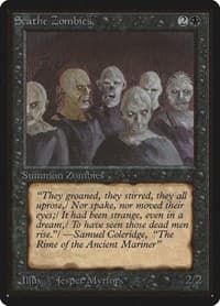 Scathe Zombies - Beta Edition - Magic: The Gathering card