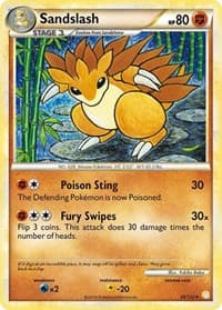 Sandslash - HeartGold SoulSilver - Pokemon card