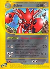 Scizor - Aquapolis - Pokemon card
