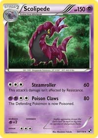 Scolipede - Black and White - Pokemon card