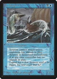 Sea Serpent - Beta Edition - Magic: The Gathering card