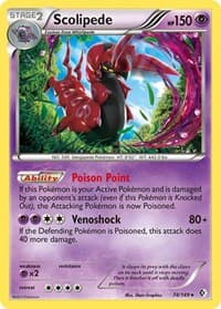 Scolipede - Boundaries Crossed - Pokemon card