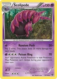 Scolipede - XY Base Set - Pokemon card