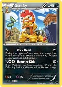 Scrafty - Next Destinies - Pokemon card