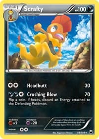 Scrafty - Dark Explorers - Pokemon card