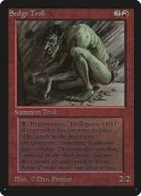 Sedge Troll - Beta Edition - Magic: The Gathering card