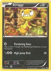 Scraggy - BW25 (Cosmos Holo) - Black and White Promos - Pokemon card