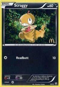 Scraggy - McDonald's Promos 2012 - Pokemon card